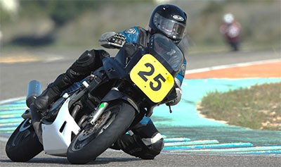 Correr en moto